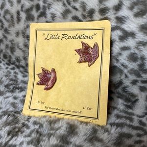 Handmade Fall Clip On Earrings